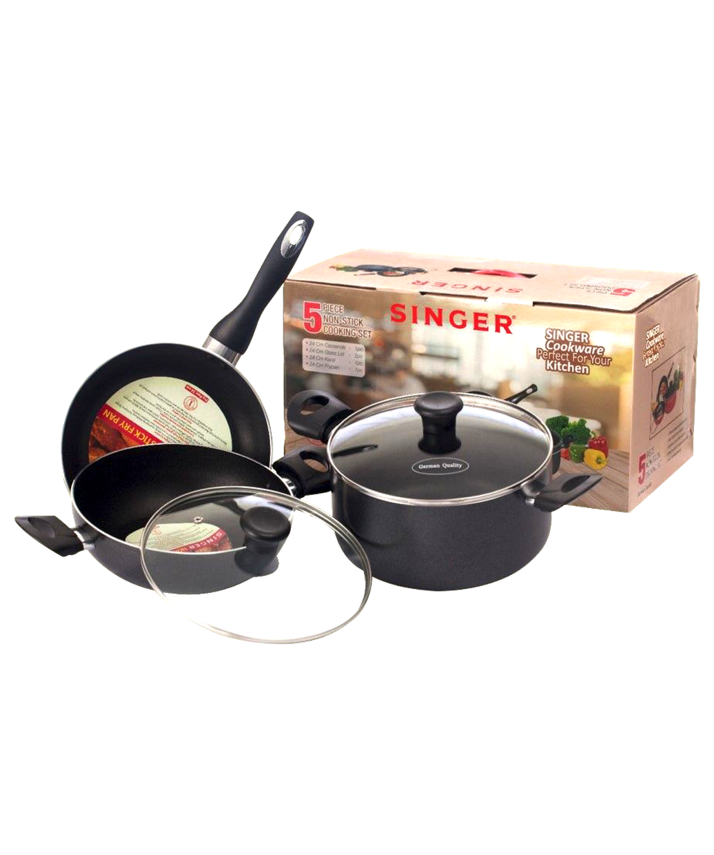 Non-Stick Cookware Set (5pcs)